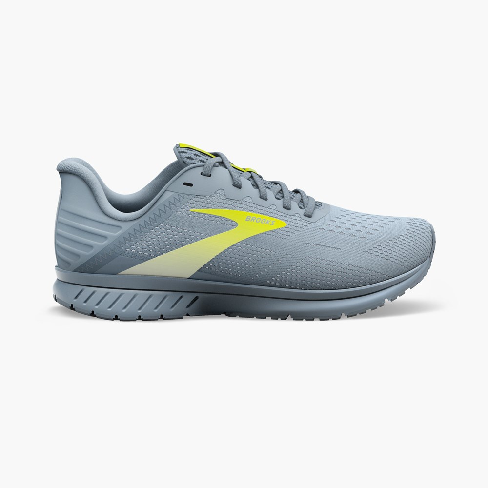 Chaussures Running Route Brooks Anthem 5: Neutral Vert Grise Bleu Homme | WRA-3917825